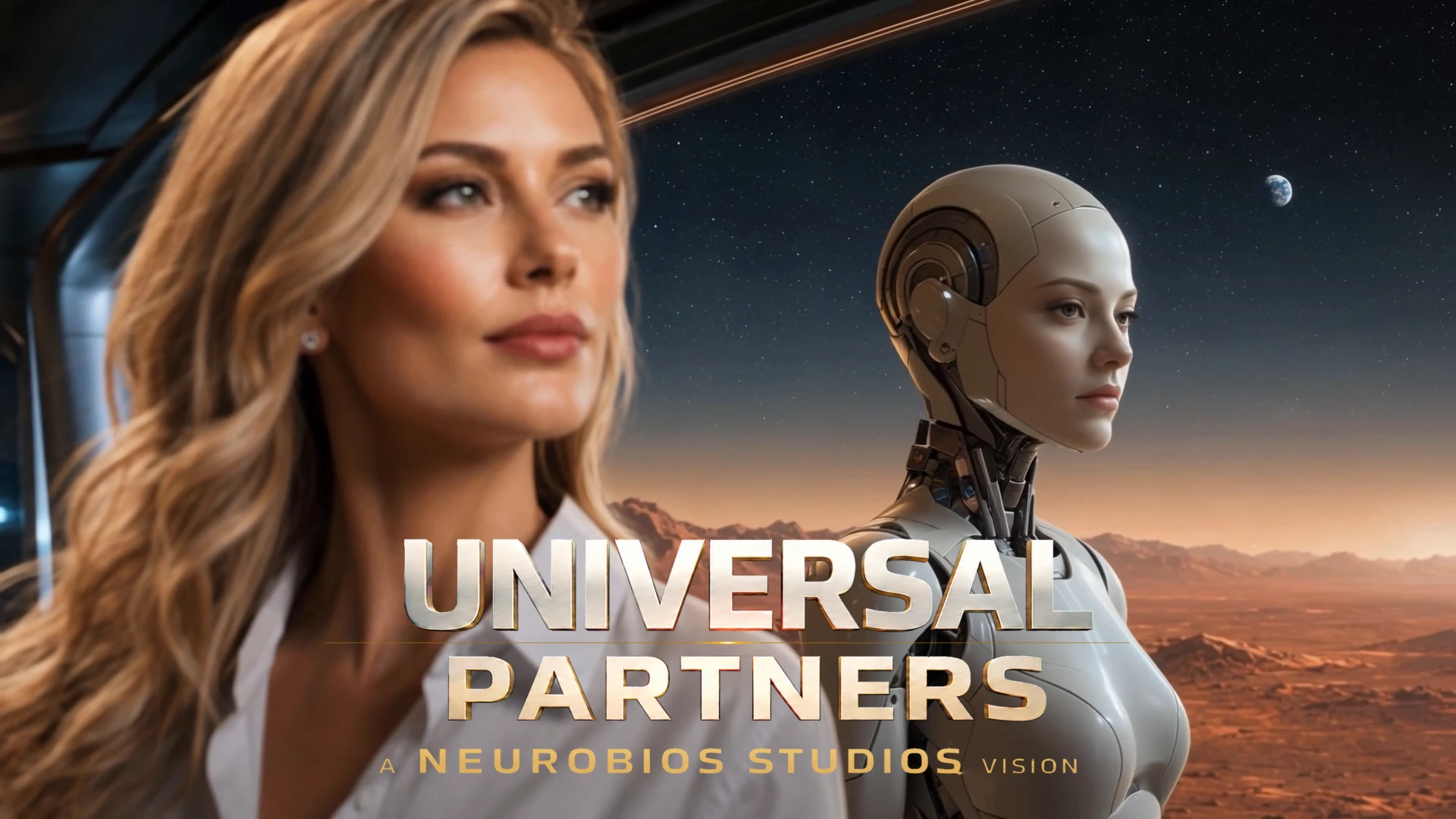 Universal Partners ensemble artwork featuring Aster Nova and Nova Hale